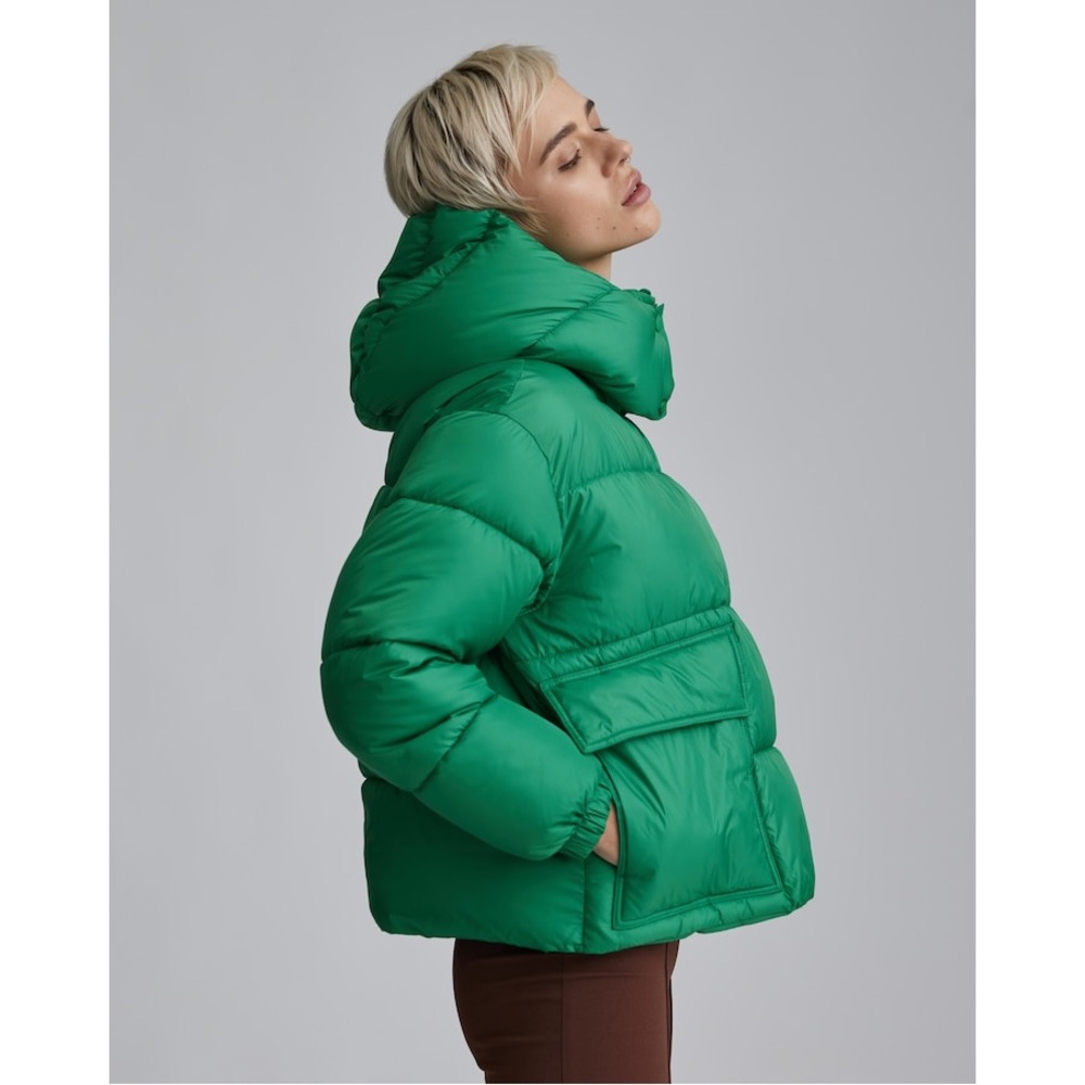 NVLT Green Wonder Puffer Jacket w/ removable hood